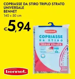 Bennet Copriasse da stiro triplo strato universale BENNET offerta