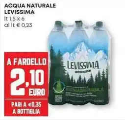 Panorama Acqua naturale LEVISSIMA offerta