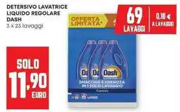 Panorama Detersivo lavatrice liquido regolare DASH offerta