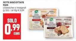 Panorama Fette biscottate PAM offerta