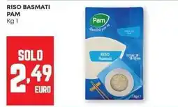 Panorama Riso basmati PAM offerta