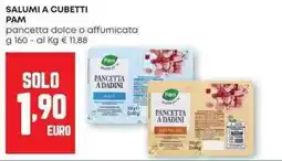 Panorama Salumi a cubetti PAM offerta
