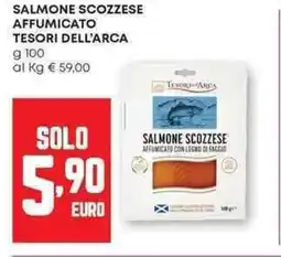 Panorama Salmone scozzese affumicato TESORI DELL'ARCA offerta