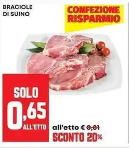 Panorama Braciole di suino offerta