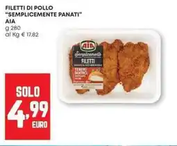 Panorama Filetti di pollo "semplicemente panati" AIA offerta