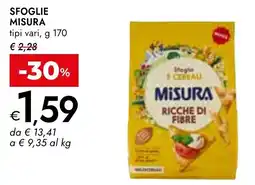 Bennet Sfoglie MISURA offerta
