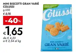Bennet Mini biscotti gran variè COLUSSI offerta