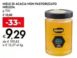 Bennet Miele di acacia non pastorizzato MIELIZIA offerta