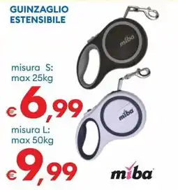 MD Discount Miba guinzaglio estensibile offerta