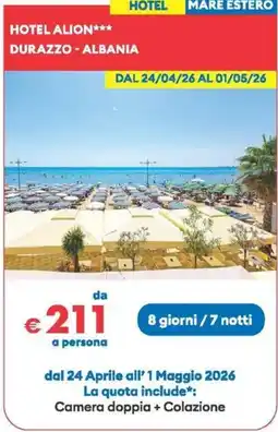 MD Discount Hotel alion offerta