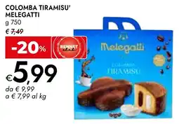 Bennet Colomba tiramisu' MELEGATTI offerta