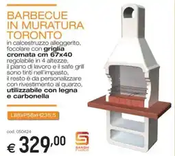 Brico OK Barbecue in muratura toronto offerta