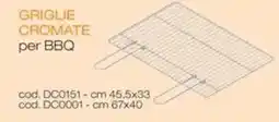 Brico OK Griglie cromate per bbq offerta