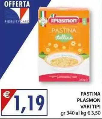 Mercatò Local Plasmon Pastina Vari Tipi 340gr offerta