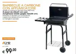 Brico OK GMR barbecue a carbone con affumicatore offerta