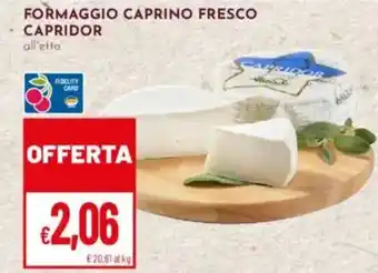 Pan Formaggio caprino fresco CAPRIDOR offerta