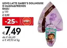Bennet Uovo latte gabby's dollhouse o masha&friends BAULI offerta