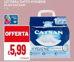 Pan Lettiera gatto hygiene plus CATSAN offerta