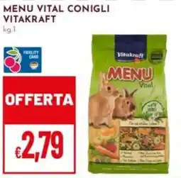 Pan Menu vital conigli VITAKRAFT offerta