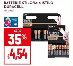 Pan Batterie stilo/ministilo DURACELL offerta