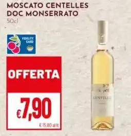 Pan Moscato centelles doc monserrato offerta
