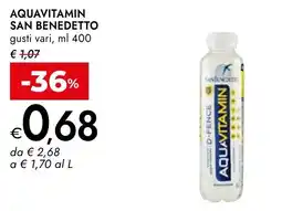 Bennet Aquavitamin SAN BENEDETTO offerta