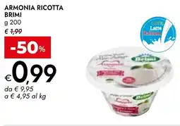Bennet Armonia ricotta BRIMI offerta