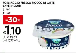 Bennet Formaggio fresco fiocco di latte BAYERNLAND offerta