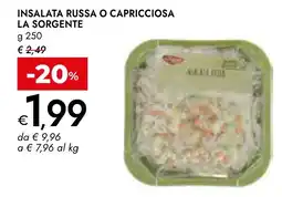 Bennet Insalata russa o capricciosa LA SORGENTE offerta