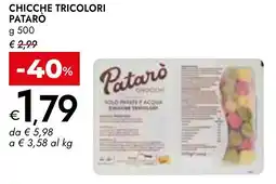 Bennet Chicche tricolori PATARÒ offerta