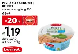 Bennet Pesto alla genovese BENNET offerta