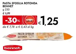 Bennet Pasta sfoglia rotonda BENNET offerta