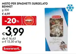 Bennet Misto per spaghetti surgelato BENNET offerta
