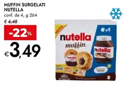 Bennet Muffin surgelati NUTELLA offerta