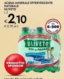 Bennet Acqua minerale effervescente naturale ULIVETO offerta