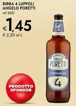 Bennet Birra 4 luppoli ANGELO PORETTI offerta