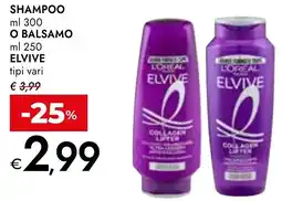 Bennet Shampoo o balsamo elvive offerta
