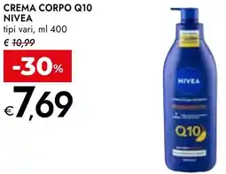 Bennet Crema corpo q10 NIVEA offerta