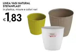 Bennet Linea vasi natural STEFANPLAST offerta