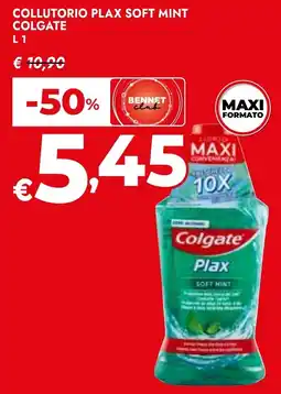 Bennet Collutorio plax soft mint COLGATE offerta