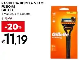 Bennet Rasoio da uomo a 5 lame fusion5 GILLETTE offerta