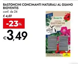 Bennet Bastoncini concimanti naturali al guano BIOVENTIS offerta