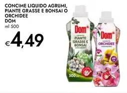 Bennet Concime liquido agrumi, piante grasse e bonsai o orchidee DOM offerta