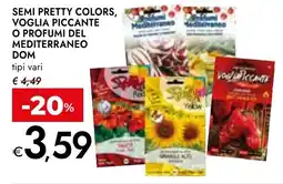 Bennet Semi pretty colors, voglia piccante o profumi del mediterraneo DOM offerta