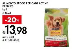 Bennet Alimento secco per cani active FRISKIES offerta