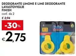 Bennet Deodorante limone e lime deodorante lavastoviglie FINISH offerta