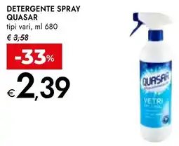 Bennet Detergente spray QUASAR offerta
