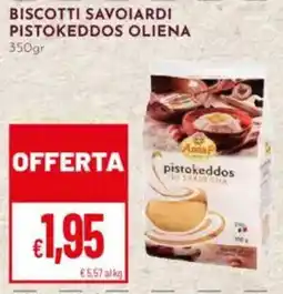 Pan Biscotti savoiardi pistokeddos oliena offerta
