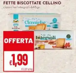 Pan Fette biscottate cellino offerta