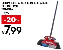 Bennet Scopa con manico in alluminio per interni TONKITA offerta